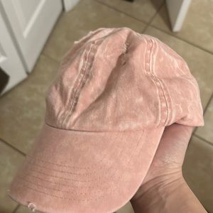 Pink sports hat